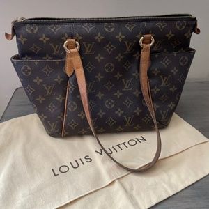 Authentic Louis Vuitton Monogram Totally PM Bag Purse M56688 LV Dust Bag  Luxury
